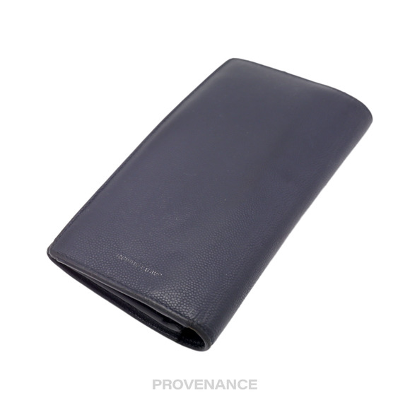 🔴 SLP Zip Long Wallet - Navy Leather - Picture 3 of 8